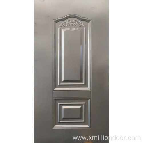 Decorative embossed steel door skin